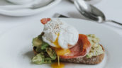 Healing Manor Hotel Grimsby, Breakfast poached egg and avocado