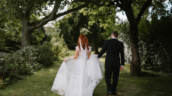 Healing Manor Hotel bride and groom shot