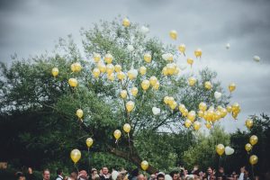 Healing Manor Hotel, Lincolnshire Wedding Venue, Charlotte and Michael's Wedding photographed by Flawless Photography balloons