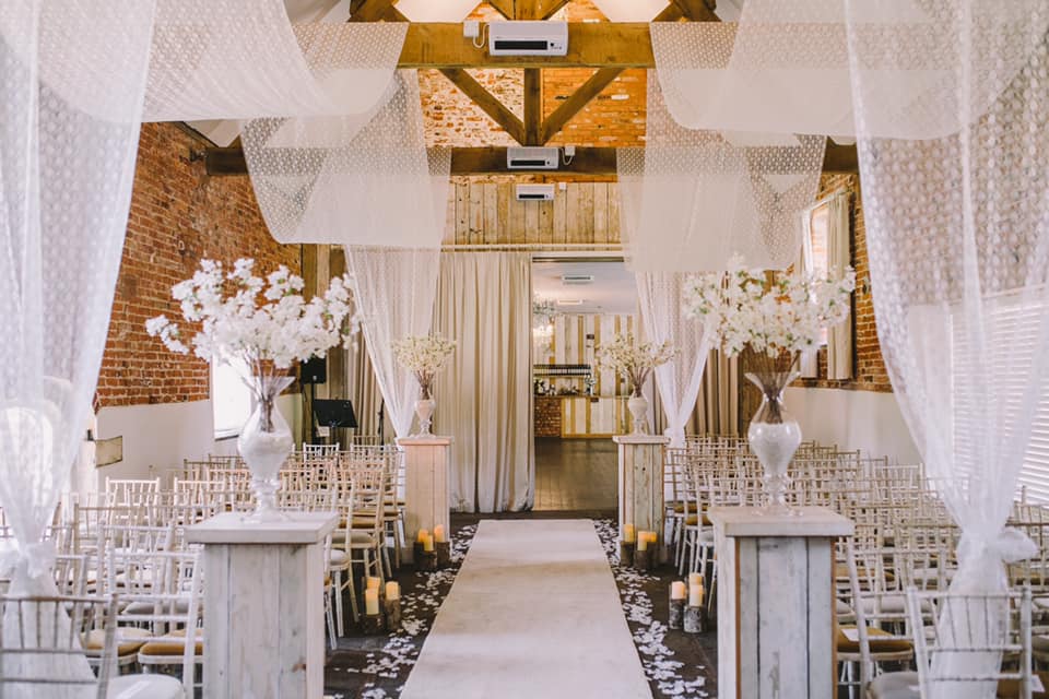 Rebecca and Sam Barn Ceremony at Healing Manor Hotel
