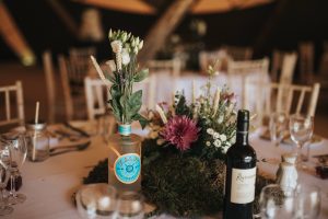 Tom and Nicole's Teepee Wedding with Healing Manor Hotel Catering Pie Station and Wedding Breakfast