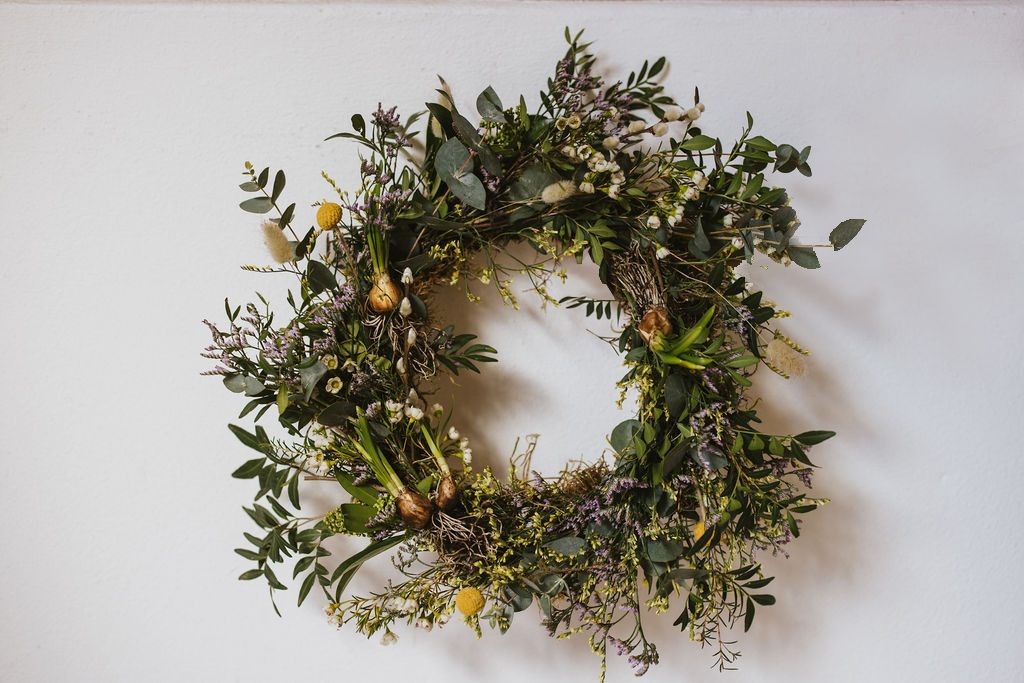 Spring wreath workshop with Seaholly Floral Design