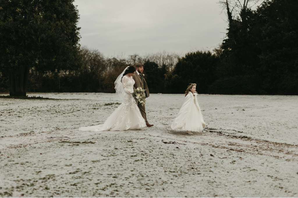 Rebecca and Ben's Winter Wedding at Healing Manor Hotel