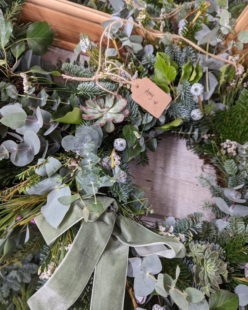 Christmas Wreath Workshop at Healing Manor Hotel
