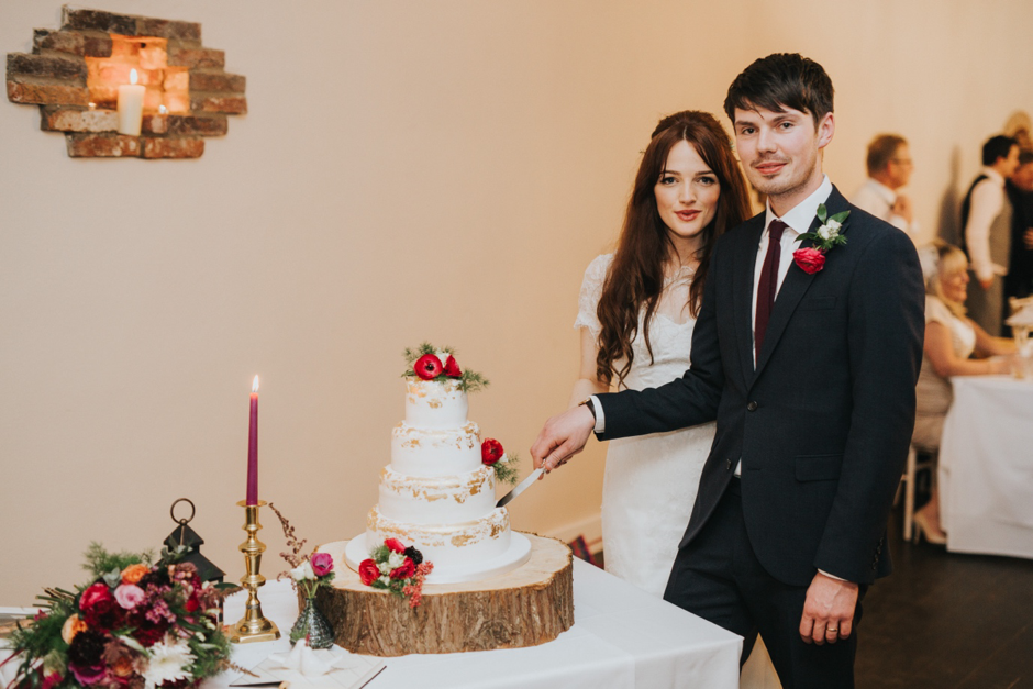 Wedding Cake Cutting inspiration Healing Manor Hotel