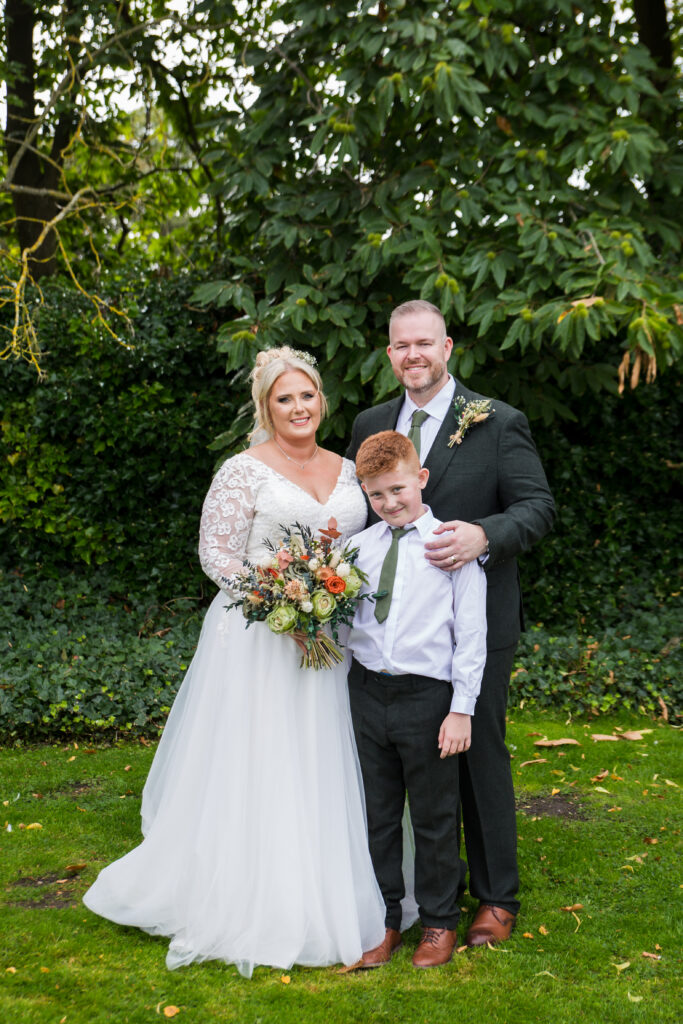 Paul and his groomsmen were equally styliJoanne and Paul - Healing Manor Weddingsh in suits from Hancocks Menswear, and the couple exchanged rings from Leggotts Jewellers, adding the most meaningful finishing touch.