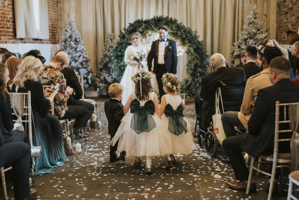 Jessica Joseph December Wedding Healing Manor