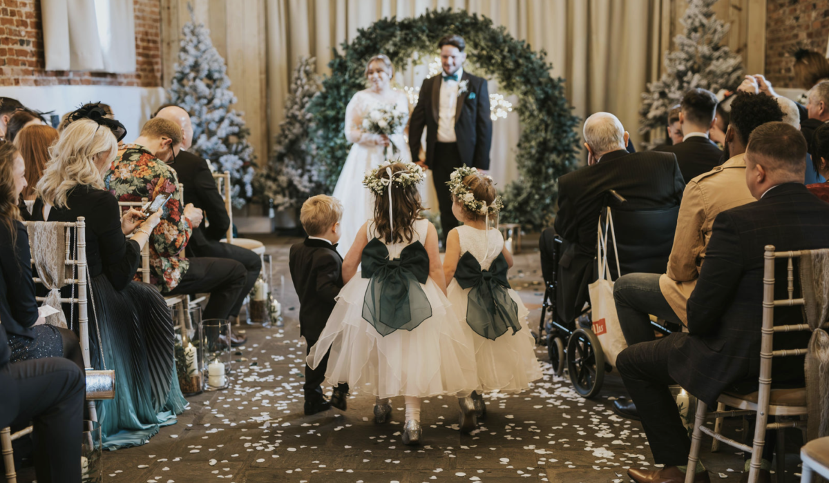 Jessica Joseph December Wedding Healing Manor