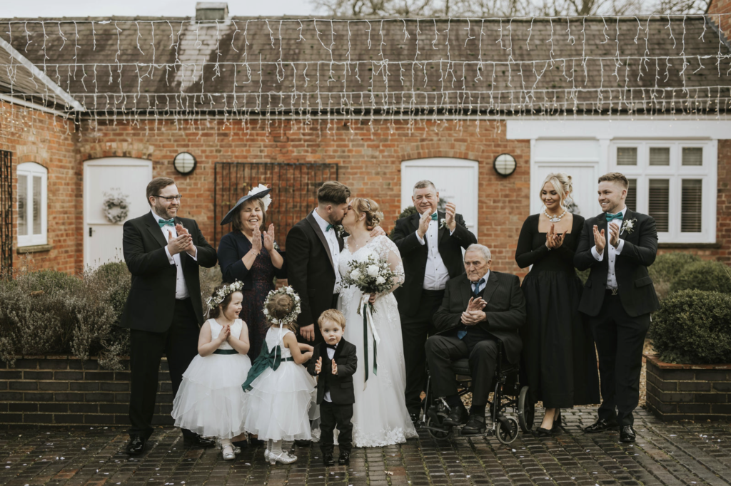 Jessica Joseph December Wedding Healing Manor
