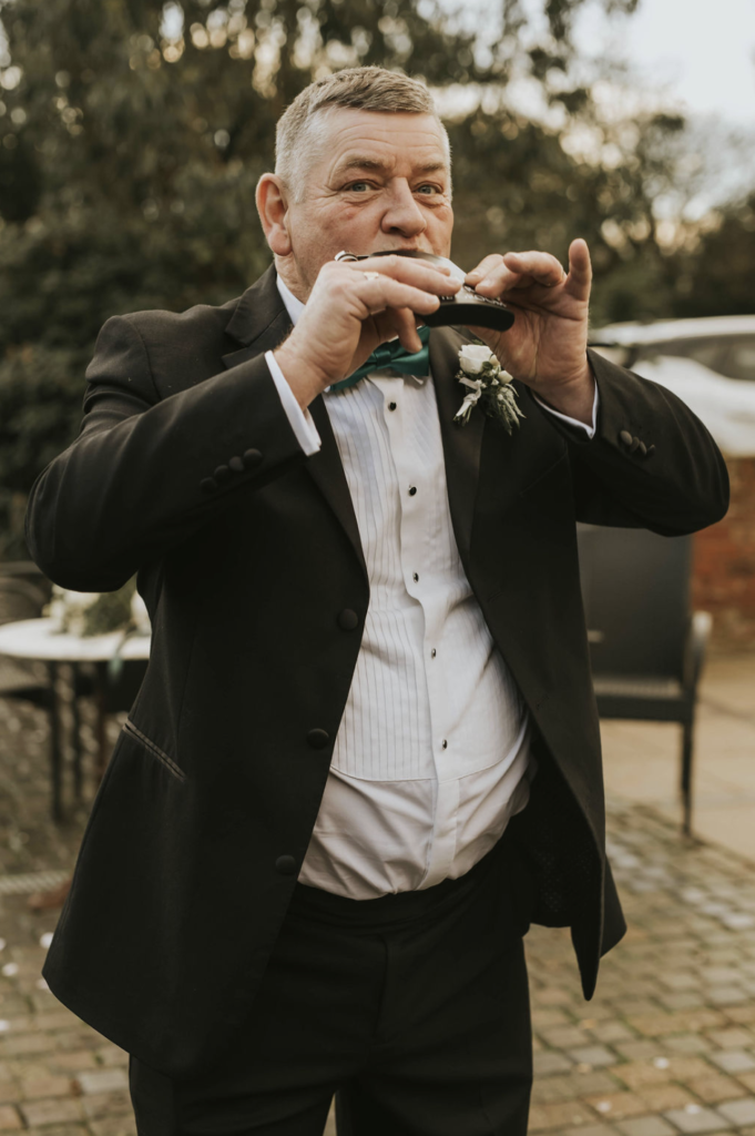 Jessica Joseph December Wedding Healing Manor