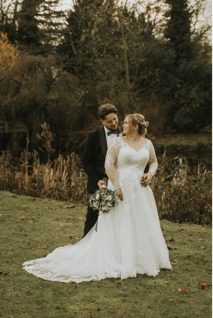 Jessica Joseph December Wedding Healing Manor
