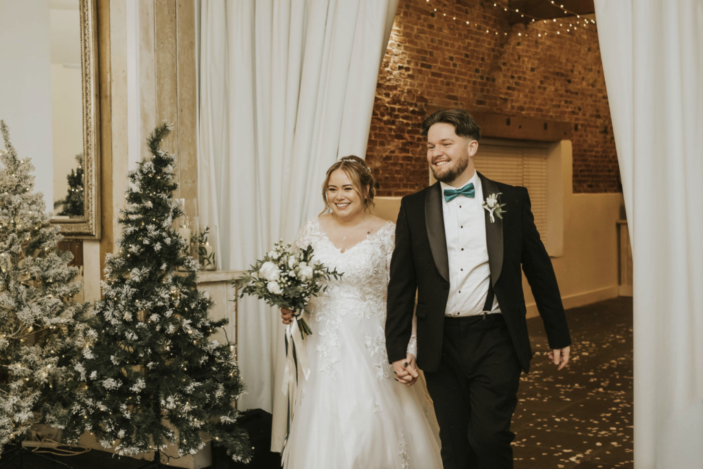 Jessica Joseph December Wedding Healing Manor
