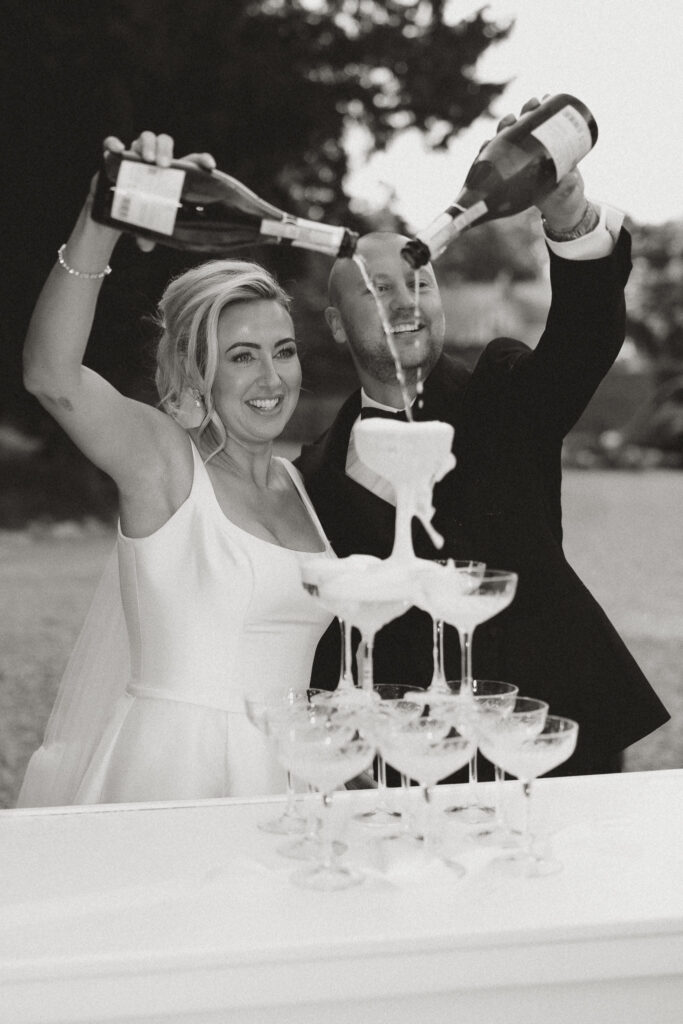 fran and ben healing manor black tie wedding