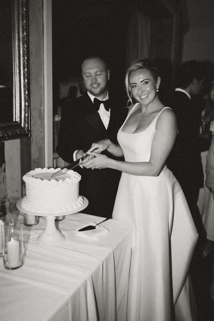 fran and ben healing manor black tie wedding
