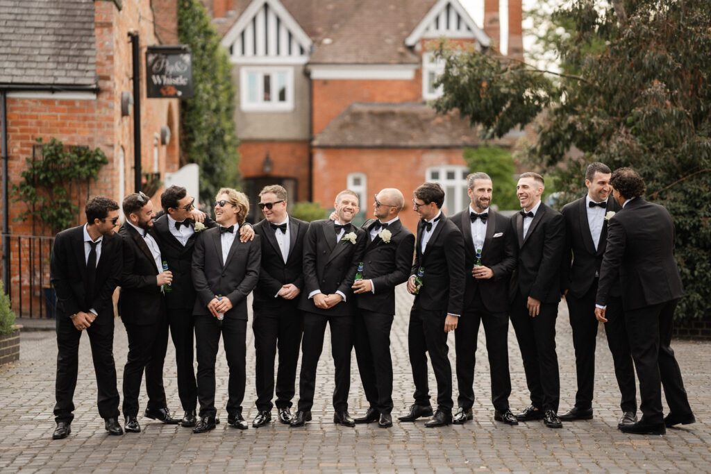 fran and ben healing manor black tie wedding