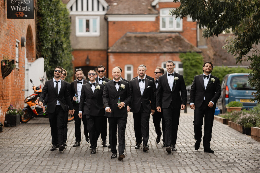 fran and ben healing manor black tie wedding