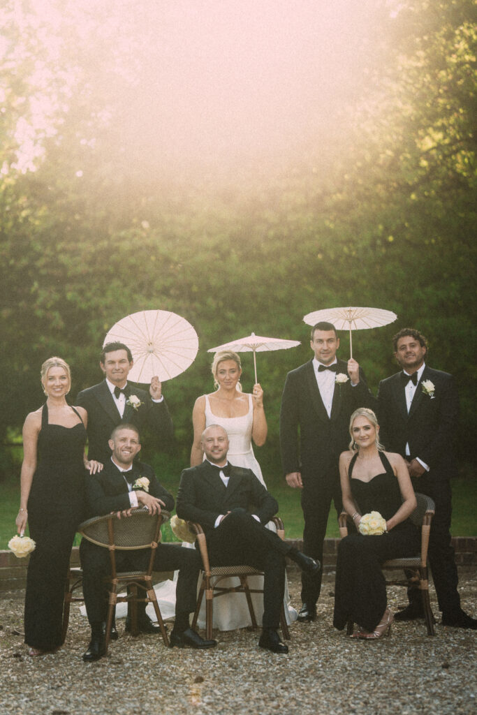 fran and ben healing manor black tie wedding