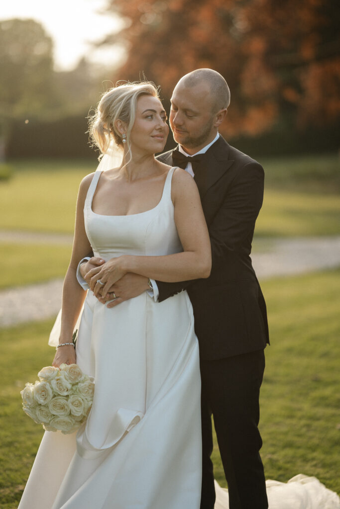 fran and ben healing manor black tie wedding