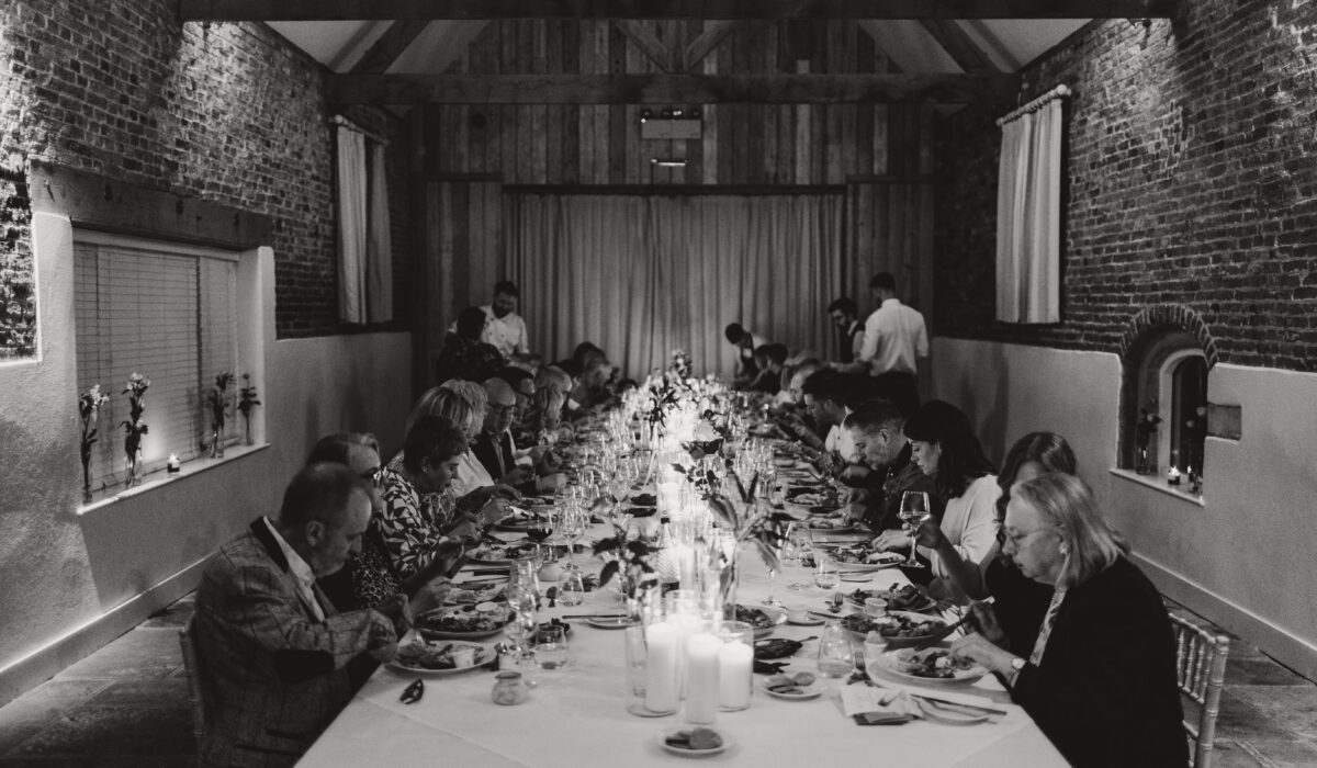 Supper Club Dining in the Barn