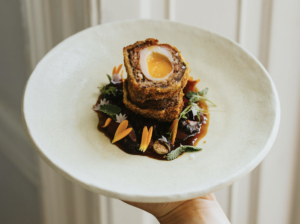 Venison Scotch Egg, The Pig and Whistle, Healing Manor